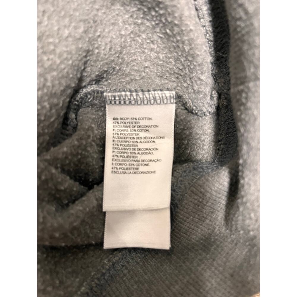 The North Face Hoodie Gray Red Box Logo Never Stop Exploring Men’s S Women’s M - Picture 6 of 9
